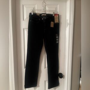 Size 10 Levi 314 Shaping Straight Dark Jeans-new with tags!